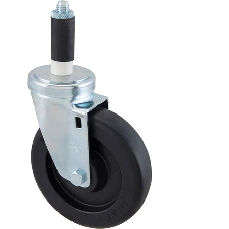 Component Hardware Caster, Stem 5"Od, Swvl, Bl Ack C23-1150